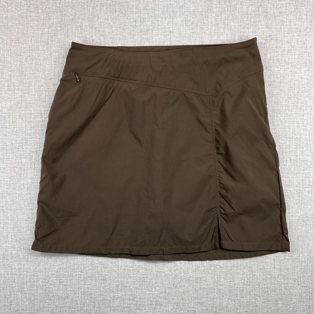 Patagonia Continental Hideaway Skirt Women‎ 10 Brown Outdoor Travel Gorpcore